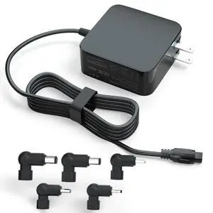 65W Laptop Charger for ASUS VivoBook ZenBook, Chromebook | Round Tip Connector, Convertible Connector, Supports 45W 33W Notebook Power Adapter and Selected Laptop Models Not for Type C 65W Laptop Charger for ASUS VivoBook ZenBook, Chromebook | Round Tip Connector, Convertible Connector, Supports 45W 33W Notebook Power Adapter and Selected Laptop Models Not for Type C