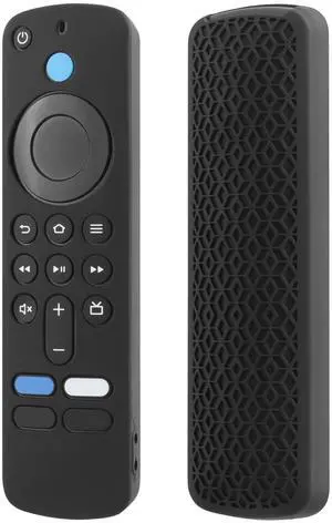 Cover for 2nd Gen TV Stick 4K / HD (2024 Model) with AI-Powered, Wi-Fi 6 Voice Remote Control Silicone Case Black Protector with Lanyard Cover for 2nd Gen TV Stick 4K / HD (2024 Model) with AI-Powered, Wi-Fi 6 Voice Remote Control Silicone Case Black Protector with Lanyard