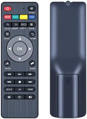 Remote Replacement for NEUMI Atom Digital Media Player, No Programming | Compatible With Micca Speck 4K, JLZNLC JL-A5, ACEMAX 4K Digital Signage Media Player V8 Remote Replacement for NEUMI Atom Digital Media Player, No Programming | Compatible With Micca Speck 4K, JLZNLC JL-A5, ACEMAX 4K Digital Signage Media Player V8