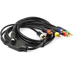 6FT RGBS AV Cable RGB Sync Audio Video RCA Cord for Sega Mega Drive 2 MD2 (9pins Plug) 6FT RGBS AV Cable RGB Sync Audio Video RCA Cord for Sega Mega Drive 2 MD2 (9pins Plug)