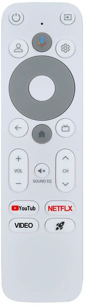 Replacement Voice Remote Control Compatible with XGIMI Streaming Dongle, for Homatics Stick HD Android TV R-C-OHS-C008, White Replacement Voice Remote Control Compatible with XGIMI Streaming Dongle, for Homatics Stick HD Android TV R-C-OHS-C008, White