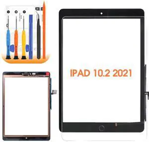 for iPad 9th(Gen) Screen Replacement Touch Screen for iPad 2021 10.2 for iPad 9 Digitizer Replacement A2604 A2603 A2602 Screen Glass Sensor Black+Home Button+Installation Video for iPad 9th(Gen) Screen Replacement Touch Screen for iPad 2021 10.2 for iPad 9 Digitizer Replacement A2604 A2603 A2602 Screen Glass Sensor Black+Home Button+Installation Video