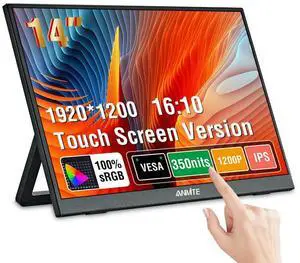 14" Portable Touch Monitor for Laptop Computer Gaming Display Metal Enclosure Mobile Display 14" Portable Touch Monitor for Laptop Computer Gaming Display Metal Enclosure Mobile Display