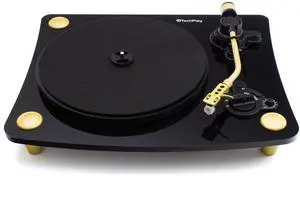 TechPlay Ghost, 2 Speed Belt Driven Turntable with Bluetooth Broadcast. Connects to Your Bluetooth Speakers wirelessly. (Black) TechPlay Ghost, 2 Speed Belt Driven Turntable with Bluetooth Broadcast. Connects to Your Bluetooth Speakers wirelessly. (Black)