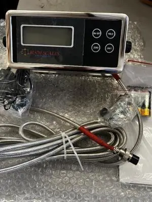 LP-7515-C Indicator with 5 Prong Connection and Cable, LCD Display with Backlight, PCB Board RS232 Output, Compatible with Any Floor Scale, Black LP-7515-C Indicator with 5 Prong Connection and Cable, LCD Display with Backlight, PCB Board RS232 Output, Compatible with Any Floor Scale, Black