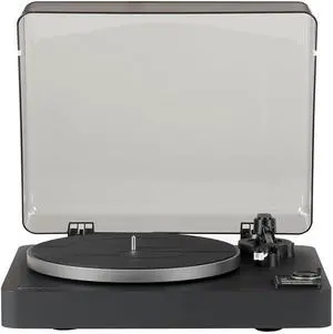 C300A-BK Fully Automatic Turntable Record Player, Black | Belt-Drive, Bluetooth C300A-BK Fully Automatic Turntable Record Player, Black | Belt-Drive, Bluetooth