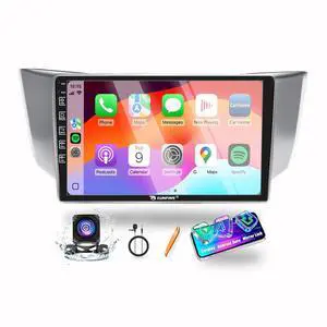 for Lexus RX 300 330 350 400 2004-2009 Car CarPlay Android Auto Navigation Stereo GPS Radio Display 9" IPS Touchscreen Headunit Tablet Pad Media Player, if Applicable Quad Core 2G+64G for Lexus RX 300 330 350 400 2004-2009 Car CarPlay Android Auto Navigation Stereo GPS Radio Display 9" IPS Touchscreen Headunit Tablet Pad Media Player, if Applicable Quad Core 2G+64G