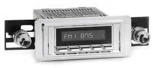 RetroRadio Compatible with 1955-57 Ford Thunderbird Features Include Bluetooth, AUX, AM/FM LAC-M1-105-04-74F RetroRadio Compatible with 1955-57 Ford Thunderbird Features Include Bluetooth, AUX, AM/FM LAC-M1-105-04-74F