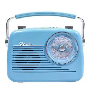 Portable Radio AM FM Shortwave Vintage Radio, Bluetooth Speaker Plug in Wall, Support USB Drive/TF Card, Easy to Use Large Dial for Seniors Elderly (Blue) Portable Radio AM FM Shortwave Vintage Radio, Bluetooth Speaker Plug in Wall, Support USB Drive/TF Card, Easy to Use Large Dial for Seniors Elderly (Blue)