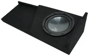 Single 12" Subwoofer Box Enclosure Fits 2007-2013 GMC Sierra Extended Cab | Deep truck bass upgrade, space-saving design, quick install, clean tight sound, also Chevy compatible, 12 inch size Single 12" Subwoofer Box Enclosure Fits 2007-2013 GMC Sierra Extended Cab | Deep truck bass upgrade, space-saving design, quick install, clean tight sound, also Chevy compatible, 12 inch size