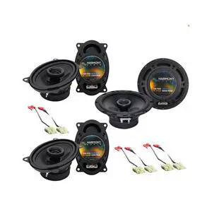 Fits 88-94 Chevy Suburban Replacement Speakers with Harness | Rhythm R46 and R65 Pairs, 4x6 Size Included, Wiring Adapter, Direct Factory Upgrade for 1990 and Other Years, Truck Kit Fits 88-94 Chevy Suburban Replacement Speakers with Harness | Rhythm R46 and R65 Pairs, 4x6 Size Included, Wiring Adapter, Direct Factory Upgrade for 1990 and Other Years, Truck Kit
