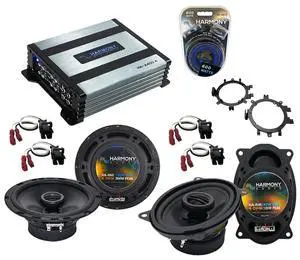 Fits 2007 Silverado Classic Speaker Package with 800W Amp | Rhythm 5.25 and 4x6 Pairs, Factory Grills Included, 4-Channel Power, 225W and 120W Ratings, Complete Chevy Car Sound Upgrade Fits 2007 Silverado Classic Speaker Package with 800W Amp | Rhythm 5.25 and 4x6 Pairs, Factory Grills Included, 4-Channel Power, 225W and 120W Ratings, Complete Chevy Car Sound Upgrade