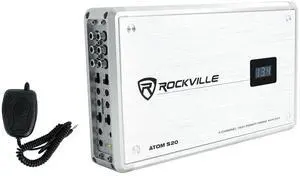 Atom S20 4 Channel Bluetooth Amplifier w/Volt Meter+Mic for ATV/UTV Atom S20 4 Channel Bluetooth Amplifier w/Volt Meter+Mic for ATV/UTV