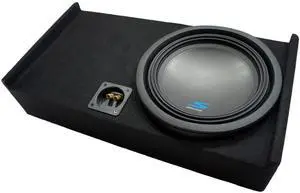 Alpine S-W12D4 Type S 12" Loaded Sub Box Fits 2009-2015 Ford F150 SuperCrew | Single subwoofer enclosure, dual 4 ohm 1800-watt peak driver, truck-specific bass upgrade, 12 inch size Alpine S-W12D4 Type S 12" Loaded Sub Box Fits 2009-2015 Ford F150 SuperCrew | Single subwoofer enclosure, dual 4 ohm 1800-watt peak driver, truck-specific bass upgrade, 12 inch size