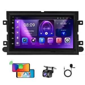 7" Car Stereo Radio for Ford E-250/E-350 2009-2014, Android 13 Touchscreen GPS Navigation Head Unit with 4+64GB ROM,Support Bluetooth, WiFi, DSP, Mirror Link, Steering Wheel Control, Backup Camera 7" Car Stereo Radio for Ford E-250/E-350 2009-2014, Android 13 Touchscreen GPS Navigation Head Unit with 4+64GB ROM,Support Bluetooth, WiFi, DSP, Mirror Link, Steering Wheel Control, Backup Camera