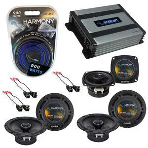 Speaker Package with HA-A400.1 Amp Fits Hummer H2 2003-2007 | Complete sound system upgrade, direct replacement for tired stock drivers, deeper bass, handy accessories, easy install Speaker Package with HA-A400.1 Amp Fits Hummer H2 2003-2007 | Complete sound system upgrade, direct replacement for tired stock drivers, deeper bass, handy accessories, easy install