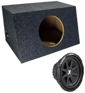 Kicker Bundle Compatible with Universal Vehicle C10 Comp Single 10" Loaded Sub Box Enclosure Kicker Bundle Compatible with Universal Vehicle C10 Comp Single 10" Loaded Sub Box Enclosure