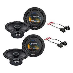 Fits 1993-2002 Chevy Camaro 6.5" Speaker Package with Harness | Plug-and-play wiring adapters for 4th gen car fitment, 2 6.5 inch pair replacement upgrade kit, direct bolt-in install Fits 1993-2002 Chevy Camaro 6.5" Speaker Package with Harness | Plug-and-play wiring adapters for 4th gen car fitment, 2 6.5 inch pair replacement upgrade kit, direct bolt-in install