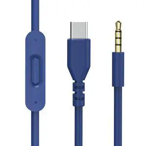 USB C Audio Cable Cord Wire with In-line Microphone & Control Compatible with Beats Headphones Solo 4/3/2, Studio, Studio Pro, Pro, Detox, Wireless, Mixr, Executive, Pill for IPhone 17/16 (Blue) USB C Audio Cable Cord Wire with In-line Microphone & Control Compatible with Beats Headphones Solo 4/3/2, Studio, Studio Pro, Pro, Detox, Wireless, Mixr, Executive, Pill for IPhone 17/16 (Blue)