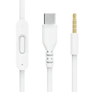 USB C Audio Cable Cord Wire with In-line Microphone & Control Compatible with Beats Headphones Solo 4/3/2, Studio, Studio Pro, Pro, Detox, Wireless, Mixr, Executive, Pill for IPhone 17/16 (White) USB C Audio Cable Cord Wire with In-line Microphone & Control Compatible with Beats Headphones Solo 4/3/2, Studio, Studio Pro, Pro, Detox, Wireless, Mixr, Executive, Pill for IPhone 17/16 (White)