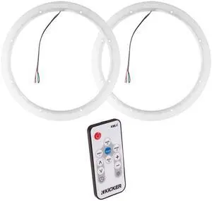 50KLSR65 6.5" Weather Proof Led Lighted Speaker Ring, Pair w/ 41KMLC LED Remote Bundle 50KLSR65 6.5" Weather Proof Led Lighted Speaker Ring, Pair w/ 41KMLC LED Remote Bundle