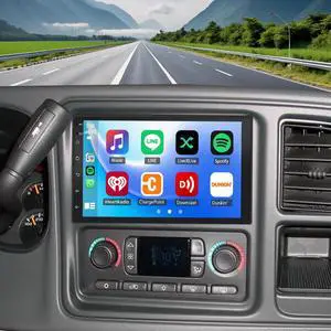 Car Stereo Radio for GMC Yukon 2004-2006 w/Wireless Carplay Android Auto | 7'' Touch Screen Double Din Android 14 for GMC Yukon GPS Navi Head Unit FM/SWC/WiFi/Bluetooth/Camera Car Stereo Radio for GMC Yukon 2004-2006 w/Wireless Carplay Android Auto | 7'' Touch Screen Double Din Android 14 for GMC Yukon GPS Navi Head Unit FM/SWC/WiFi/Bluetooth/Camera