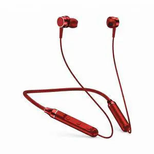 Bluetooth Headphones, 5.1 Cordless Sports Earbuds, Stereo in Ear Earphones, Noise Cancelling Headsets for Gym Running Workout (Red) Bluetooth Headphones, 5.1 Cordless Sports Earbuds, Stereo in Ear Earphones, Noise Cancelling Headsets for Gym Running Workout (Red)