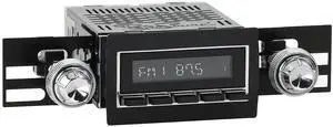 RetroRadio Compatible with 1971-80 International Scout II Features Include Bluetooth, AUX, AM/FM LACB-M1-250-11-82I RetroRadio Compatible with 1971-80 International Scout II Features Include Bluetooth, AUX, AM/FM LACB-M1-250-11-82I