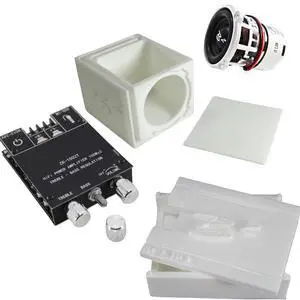 RC2 2" RC Car Subwoofer w/ 2ch Bluetooth Chip Amp & Single Vented Box (White) RC2 2" RC Car Subwoofer w/ 2ch Bluetooth Chip Amp & Single Vented Box (White)