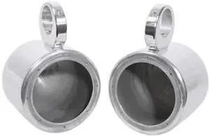 MAC65S 6.5" Silver Wakeboard Tower Speaker Pod Enclosures Pair | 6061 Aluminum, 100% Waterproof, Marinized, Internally Wired, Includes Mounting Hardware, Fits 2"-2.5" Towers MAC65S 6.5" Silver Wakeboard Tower Speaker Pod Enclosures Pair | 6061 Aluminum, 100% Waterproof, Marinized, Internally Wired, Includes Mounting Hardware, Fits 2"-2.5" Towers