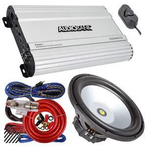 P3001 Monoblock 3000W AB Car Audio Stereo Amplifier + 4 Gauge 2300W Car Amplifier Installation Kit + 1x Gravity GR-15PW 15 Inch 1600 Watt Car Audio Subwoofer P3001 Monoblock 3000W AB Car Audio Stereo Amplifier + 4 Gauge 2300W Car Amplifier Installation Kit + 1x Gravity GR-15PW 15 Inch 1600 Watt Car Audio Subwoofer