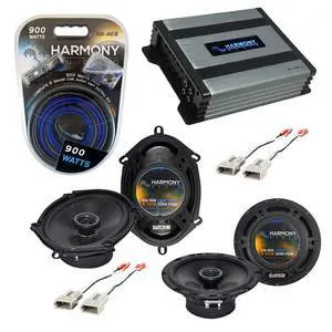 Fits Ford F-Series 1992-1996 Speaker Package with Amplifier | Truck car bundle upgrade, amplified sound replacement for worn factory drivers, plug-and-play wiring Fits Ford F-Series 1992-1996 Speaker Package with Amplifier | Truck car bundle upgrade, amplified sound replacement for worn factory drivers, plug-and-play wiring