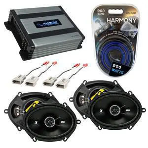 Kicker DSC68 Compatible with Ford F-150 2004-2004 Bundled with Harmony HA-A400.4 Amplifier Factory Speaker Replacement Package Kicker DSC68 Compatible with Ford F-150 2004-2004 Bundled with Harmony HA-A400.4 Amplifier Factory Speaker Replacement Package