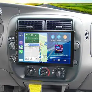 9" Single Din Radio Car Stereo for Ford Ranger 1998-2011 | Wireless CarPlay & Android Auto,IPS Touchscreen,1 Din Car Audio Receivers with Bluetooth,Mirror Link,SWC,FM AM,Back Camera 9" Single Din Radio Car Stereo for Ford Ranger 1998-2011 | Wireless CarPlay & Android Auto,IPS Touchscreen,1 Din Car Audio Receivers with Bluetooth,Mirror Link,SWC,FM AM,Back Camera