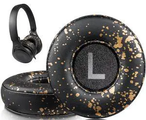 Professional Ear Pads Cushions Replacement for Beats EP Wired On-Ear Headphones, Ear Pads with High-Density Noise Isolation Foam - EP PL Black Gold Professional Ear Pads Cushions Replacement for Beats EP Wired On-Ear Headphones, Ear Pads with High-Density Noise Isolation Foam - EP PL Black Gold