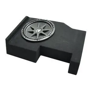 Kicker Comp C12 Loaded 12" Sub Box Fits 2014-2018 Chevy Silverado Crew Cab | single subwoofer enclosure, vehicle-specific design by ASC, deep bass upgrade for your pickup, 12 inch size Kicker Comp C12 Loaded 12" Sub Box Fits 2014-2018 Chevy Silverado Crew Cab | single subwoofer enclosure, vehicle-specific design by ASC, deep bass upgrade for your pickup, 12 inch size