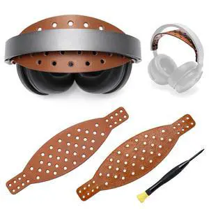 Wide Genuine Leather Headband Strap -Compatible with Audeze Maxwell Gaming Headset & Audeze MM-100 Professional Headphone,Premium Handcrafted, Durable, Comfortable, Cooler Wide Genuine Leather Headband Strap -Compatible with Audeze Maxwell Gaming Headset & Audeze MM-100 Professional Headphone,Premium Handcrafted, Durable, Comfortable, Cooler