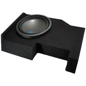 Alpine S-W12D4 Single 12 Sub Box Bundle Fits 14-18 Chevy Silverado Crew Cab | 12 inch car audio subwoofer and enclosure package, custom truck bass upgrade, vehicle-specific design, easy install Alpine S-W12D4 Single 12 Sub Box Bundle Fits 14-18 Chevy Silverado Crew Cab | 12 inch car audio subwoofer and enclosure package, custom truck bass upgrade, vehicle-specific design, easy install