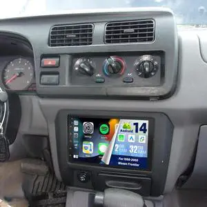 Double Din Car Stereo Radio for Nissan Frontier 1998-2000 with Wir | eless CarPlay and Android Auto, 7'' Car Head Unit Surpport Bluetooth WiFi GPS SWC FM RDS Radio Mirror Link Backup Camera Double Din Car Stereo Radio for Nissan Frontier 1998-2000 with Wir | eless CarPlay and Android Auto, 7'' Car Head Unit Surpport Bluetooth WiFi GPS SWC FM RDS Radio Mirror Link Backup Camera