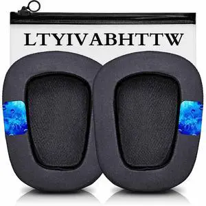 G935 Cooling Gel Earpads - Compatible with G935 G933 G633 G635 Headset, Hybrid Fabric Cooling Gel Replacement Earpads (Hybrid Fabric) G935 Cooling Gel Earpads - Compatible with G935 G933 G633 G635 Headset, Hybrid Fabric Cooling Gel Replacement Earpads (Hybrid Fabric)