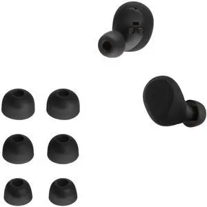 6X Silicone Ear Tips for Jabra Elite 8 Active - 3 Sizes - Replacement Earbud Tips for in-Ear Headphones - Black 6X Silicone Ear Tips for Jabra Elite 8 Active - 3 Sizes - Replacement Earbud Tips for in-Ear Headphones - Black