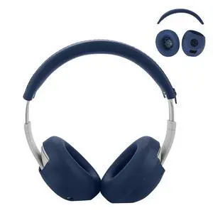 Studio Pro Silicone 2-in-1 Sweat Case Cover Set with Anti-Scratch Ear Pad Covers & Zipper Headband Cover Compatible with Beats Studio Pro Wireless HeadphonesBlue Studio Pro Silicone 2-in-1 Sweat Case Cover Set with Anti-Scratch Ear Pad Covers & Zipper Headband Cover Compatible with Beats Studio Pro Wireless HeadphonesBlue