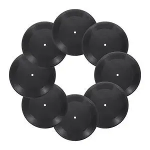 8pcs Blank Vinyl Records, 10 Inch, PVC, Black, Vintage, Fake Record Decoration for Wall, Music Themed Parties 8pcs Blank Vinyl Records, 10 Inch, PVC, Black, Vintage, Fake Record Decoration for Wall, Music Themed Parties