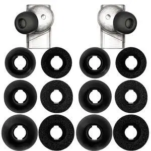 Replacement Memory Foam Eartips for Status Earbuds,6 Pairs,Black | Compatible with Status Pro X / Status Audio Between Pro / Between 3ANC Onyx / 3ANC Bone Earbuds,Ear Tips Earpad Replacement Memory Foam Eartips for Status Earbuds,6 Pairs,Black | Compatible with Status Pro X / Status Audio Between Pro / Between 3ANC Onyx / 3ANC Bone Earbuds,Ear Tips Earpad