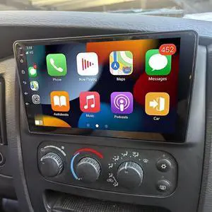 9 inch Car Stereo Radio for Dodge Ram 1500 2500 3500 2003-2005 Head Unit, 2+32G Double Din Car Radio for Dodge Ram 1500 Wireless Carplay Android Auto GPS Navi WiFi Bluetooth FM/RDS AHD Camera 9 inch Car Stereo Radio for Dodge Ram 1500 2500 3500 2003-2005 Head Unit, 2+32G Double Din Car Radio for Dodge Ram 1500 Wireless Carplay Android Auto GPS Navi WiFi Bluetooth FM/RDS AHD Camera