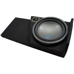 Alpine Type S S-W12D4 12" Sub Box Fits 2014-2018 GMC Sierra Double Cab | Dual 4 ohm Single subwoofer, 1800 watt peak power, vehicle-specific enclosure, deep truck bass, 12 inch Alpine Type S S-W12D4 12" Sub Box Fits 2014-2018 GMC Sierra Double Cab | Dual 4 ohm Single subwoofer, 1800 watt peak power, vehicle-specific enclosure, deep truck bass, 12 inch