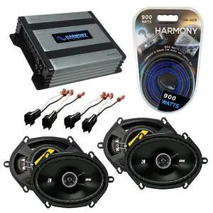 Kicker DSC68 Compatible with Ford F-150 1997-2003 Bundled with Harmony HA-A400.4 Amplifier Factory Speaker Replacement Package Kicker DSC68 Compatible with Ford F-150 1997-2003 Bundled with Harmony HA-A400.4 Amplifier Factory Speaker Replacement Package
