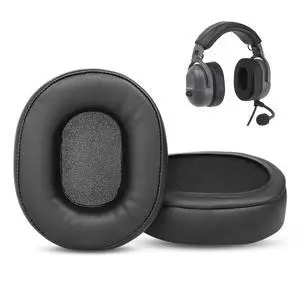 Echelon 25xt Earpads Cushions Replacement Compatible with Telex Echelon 25xt Stratus 30xt 50d Pilot Headphones Earpads with Softer Protein Leather/Memory Foam Echelon 25xt Earpads Cushions Replacement Compatible with Telex Echelon 25xt Stratus 30xt 50d Pilot Headphones Earpads with Softer Protein Leather/Memory Foam