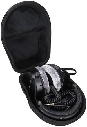 Hard Portable Case Compatible with Beyerdynamic DT 990 PRO/DT 770 PRO Open Studio Headphone, Case Only (Black) Hard Portable Case Compatible with Beyerdynamic DT 990 PRO/DT 770 PRO Open Studio Headphone, Case Only (Black)