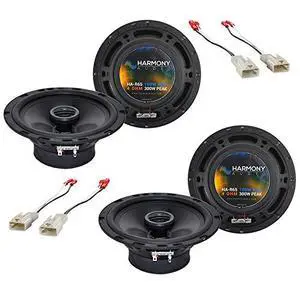 Replacement Speakers with Harness Fits Scion tC 2005-2010 R65 | Plug-and-play wiring adapter, pair of 6.5 inch 300 watt car drivers, direct factory upgrade, easy DIY install Replacement Speakers with Harness Fits Scion tC 2005-2010 R65 | Plug-and-play wiring adapter, pair of 6.5 inch 300 watt car drivers, direct factory upgrade, easy DIY install
